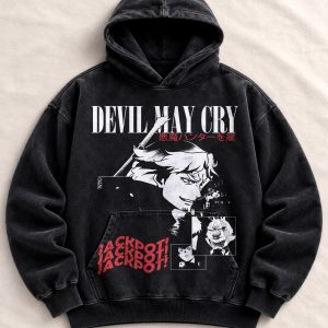 DUSKGLYPH Shadow Hunter Washed Oversized Hoodie