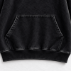 Vintage washed hoodie kangaroo pocket detail
