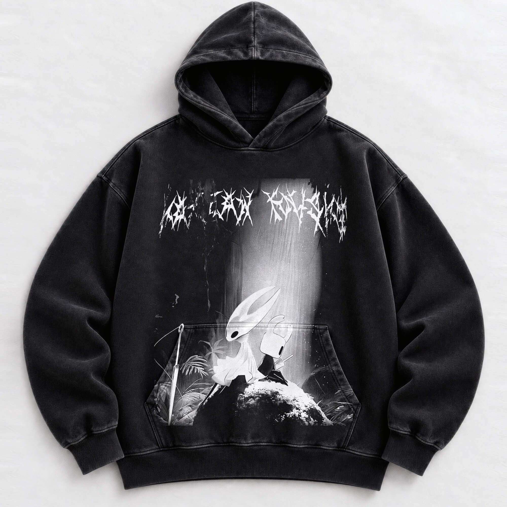Hollow Knight inspired gaming hoodie streetwear