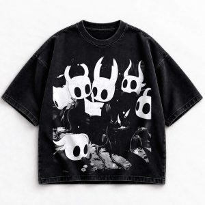 Hollow Knight Hallownest dark fantasy hoodie