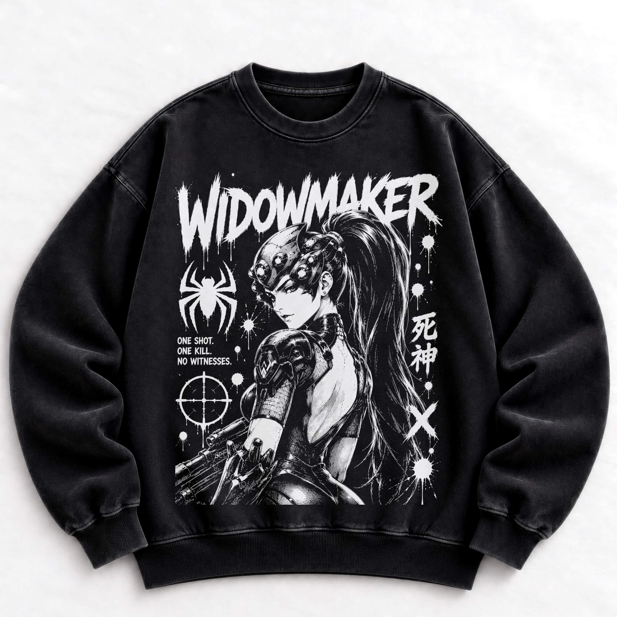 Widowmaker Overwatch vintage washed sweatshirt