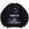 Resident Evil Requiem vintage washed crewneck sweatshirt