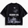 Resident Evil Requiem vintage washed oversized t-shirt