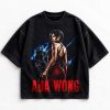 Ada Wong Resident Evil vintage washed black t-shirt