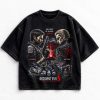 Chris Redfield vs Wesker Resident Evil 5 vintage washed black t-shirt