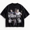 Resident Evil Requiem vintage washed black t-shirt