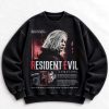 Grace Ashcroft Resident Evil Requiem vintage washed crewneck sweatshirt