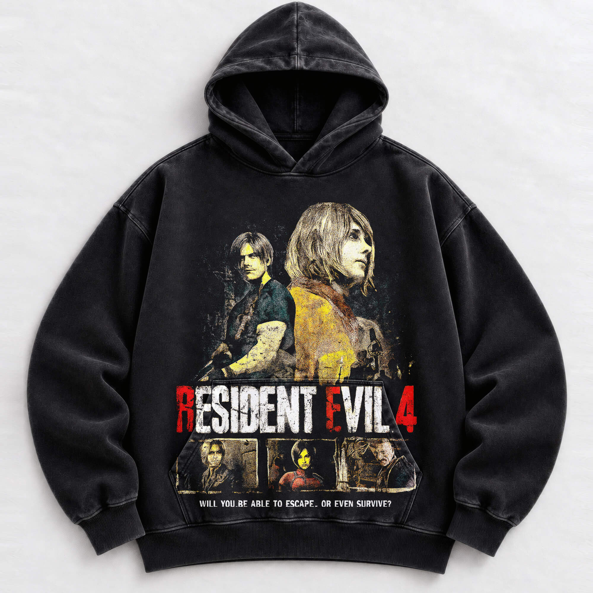 Resident Evil 4 Leon Kennedy oversized hoodie