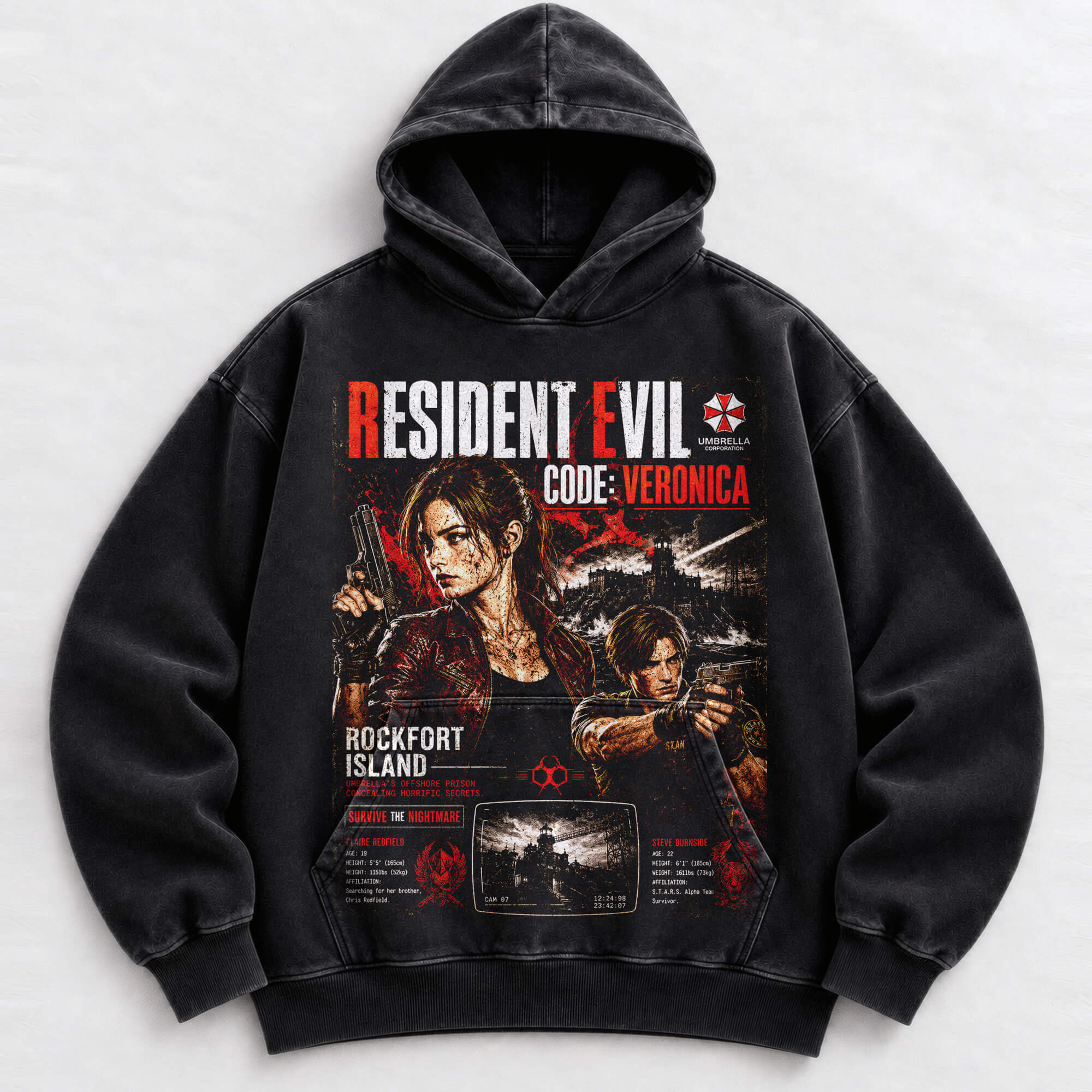 Claire Redfield Code Veronica oversized hoodie
