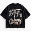 Resident Evil Requiem vintage washed oversized graphic T-shirt