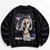 Grace Ashcroft Resident Evil Requiem vintage washed graphic crewneck sweatshirt