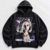 Grace Ashcroft Resident Evil Requiem vintage washed oversized graphic hoodie